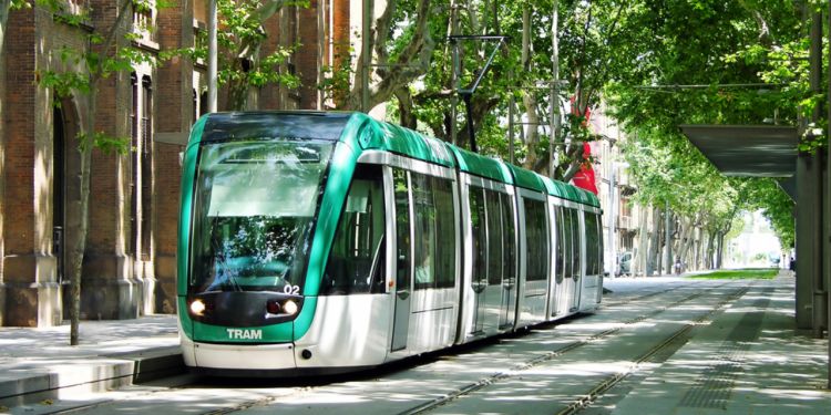 tram in Barcelona