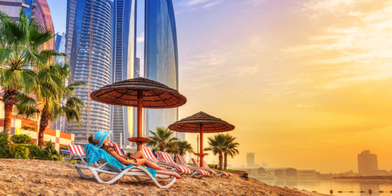 beach in Dubai