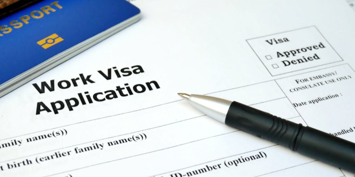 work visa application