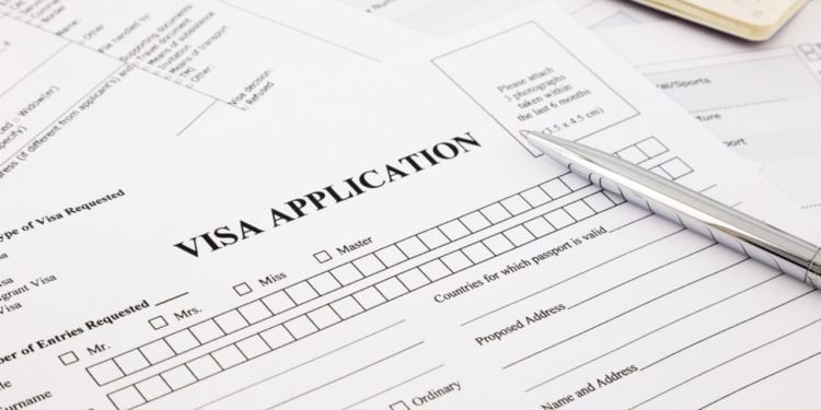 formulaire de demande de visa