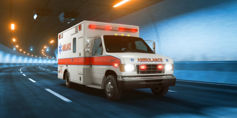 Une ambulance