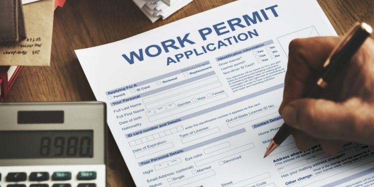work permit application