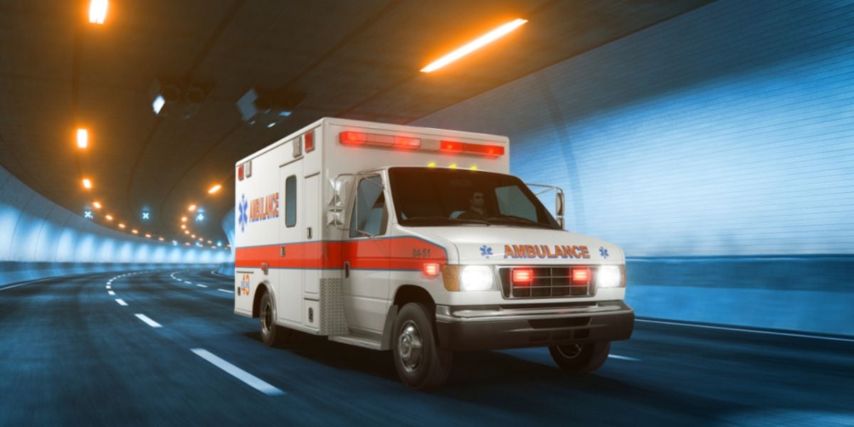 Une ambulance