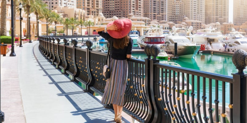 woman in Qatar