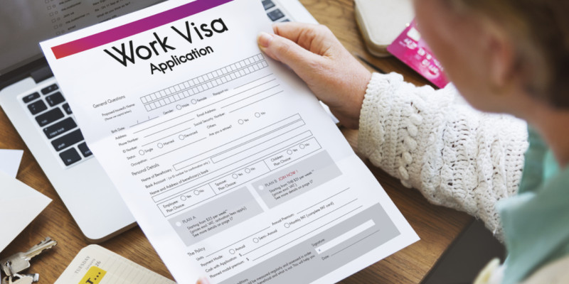 work visa application