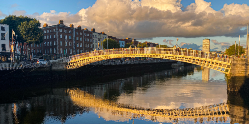 Ha Penny bridge in Dublin