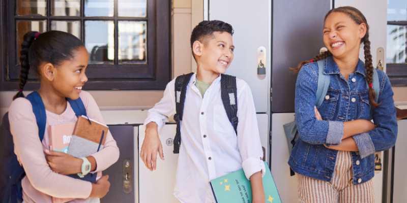 Children at school
