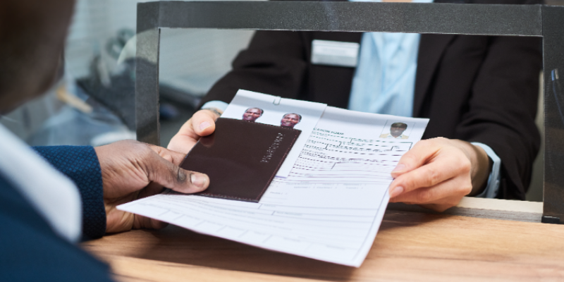 passeport et formulaire