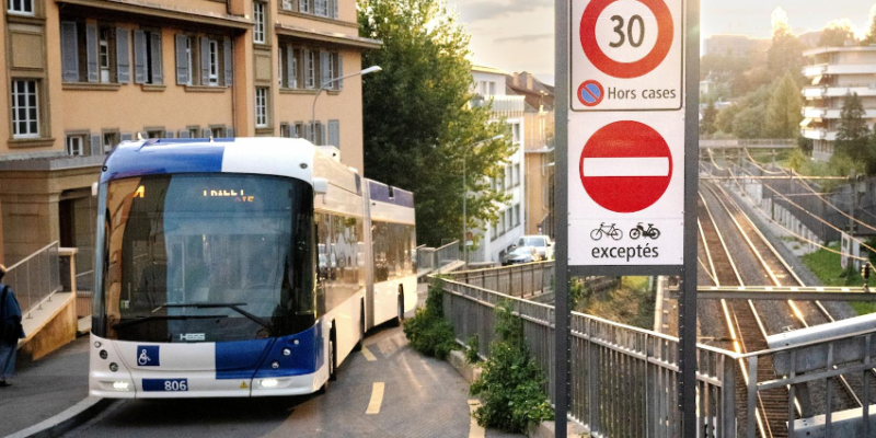 Transports en commun à Lausanne