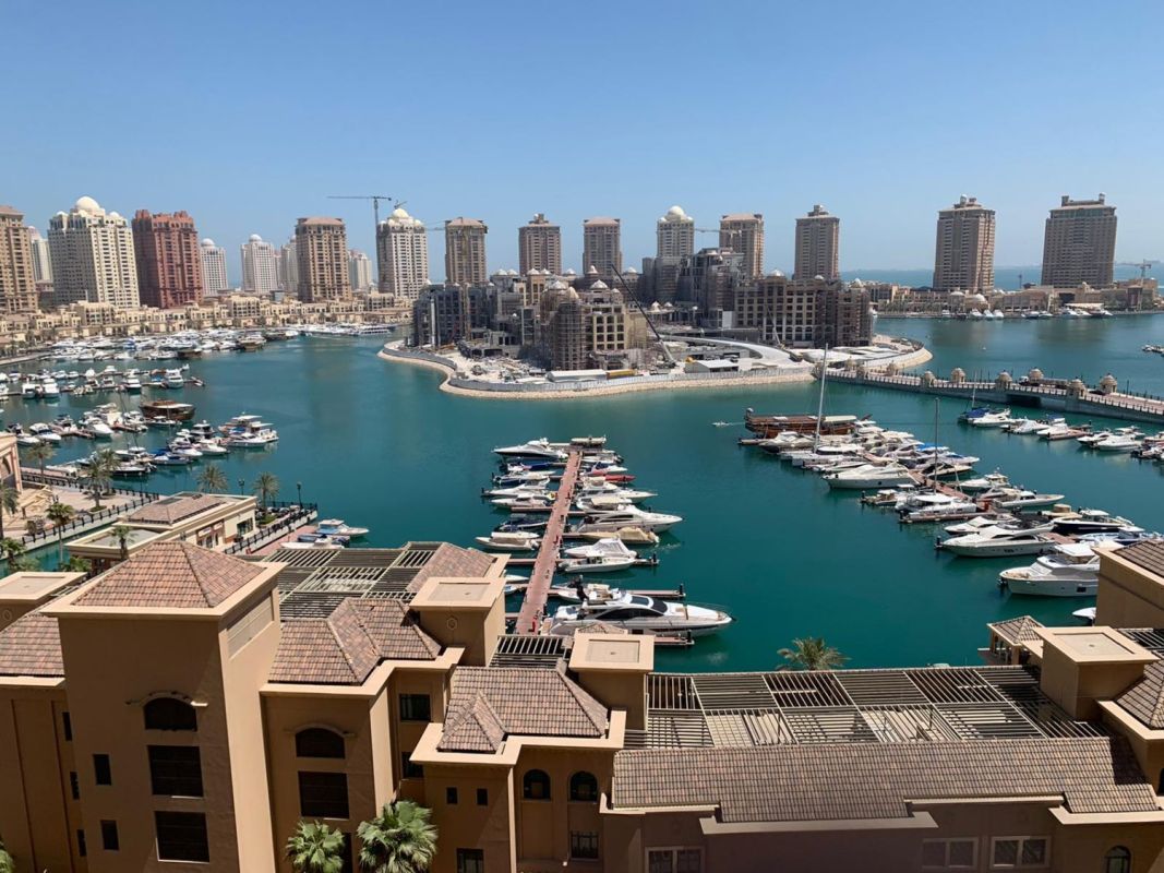 For rent 263sq.m apartment in the pearl, Flat for rent in Doha Qatar