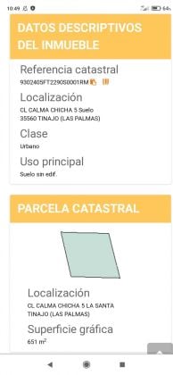 Se vende solar en la  isla de Lanzarote,