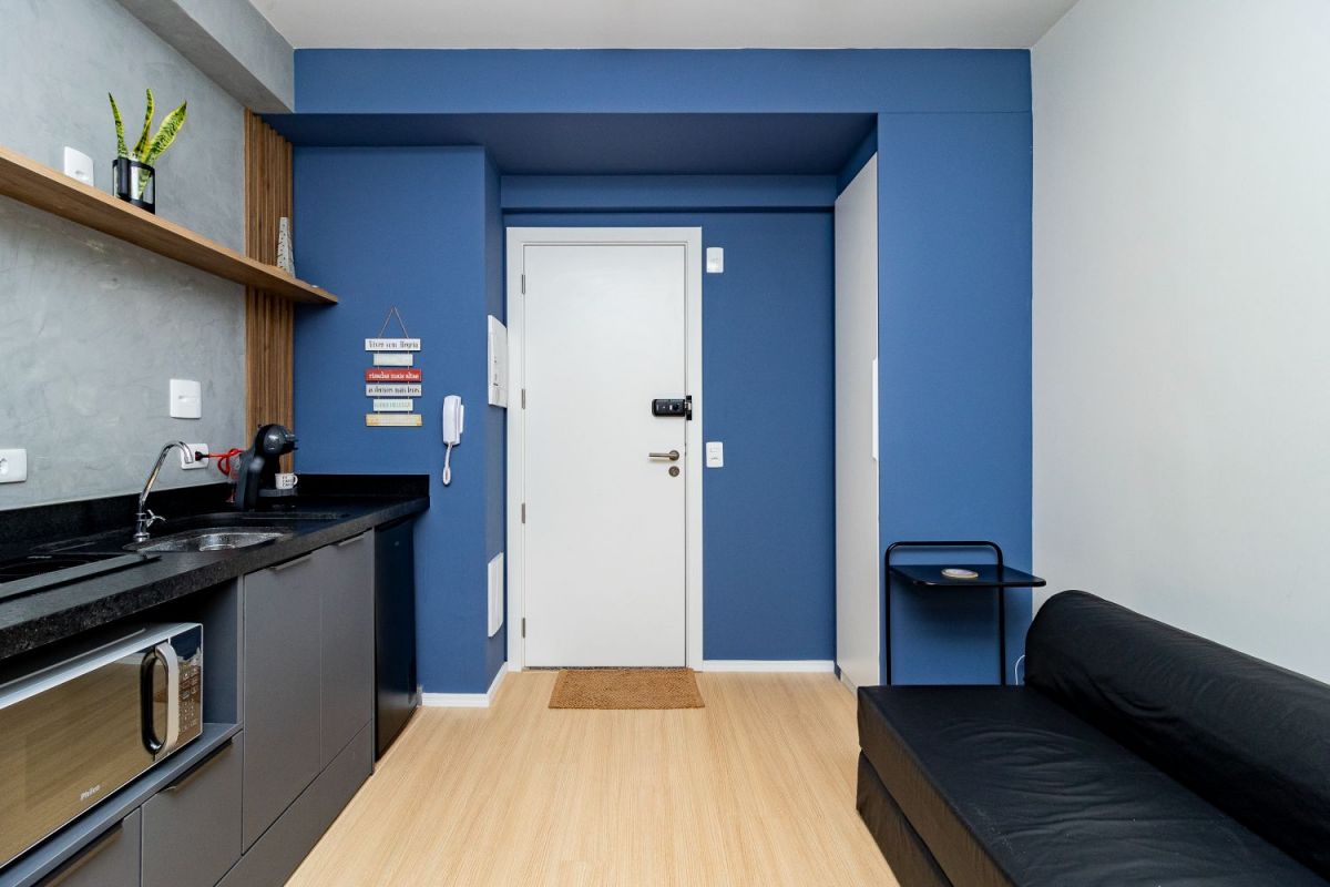 Rent a 1 Bedroom Apartment in Vila Olímpia, São Paulo - Huma I
