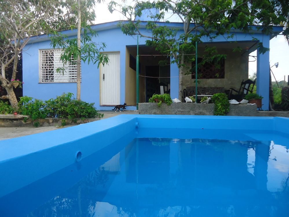 The blue house....Guanabo Bech