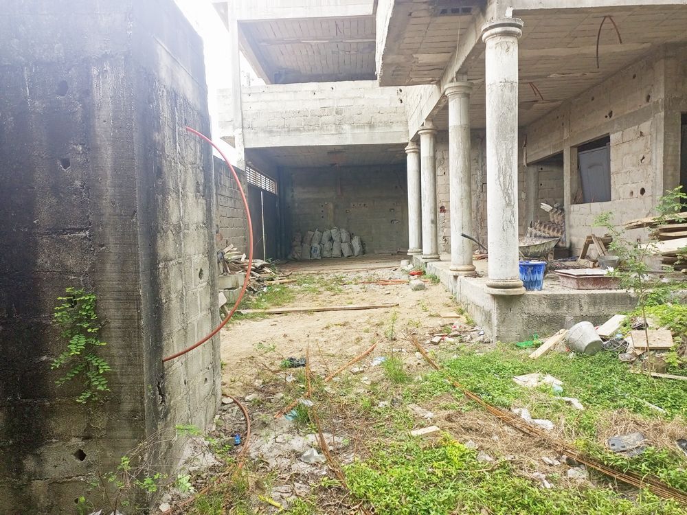 An unfinished duplex type f8 for sale in grandbassam mockeyville on