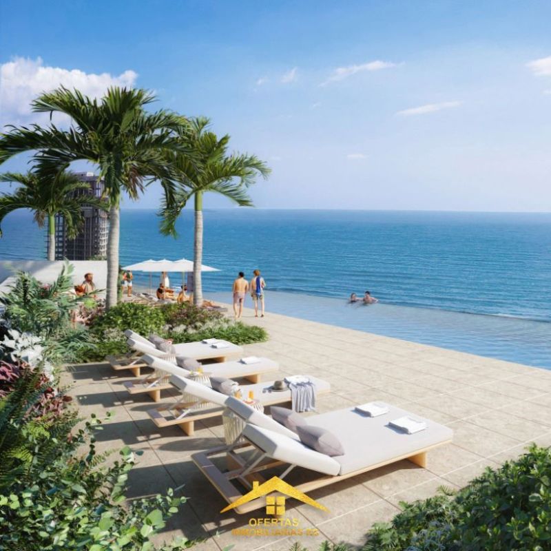 Apartamentos en gazcue amueblado con vista al mar, Casa en venta en Santo Domingo República