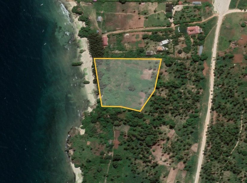 Zanzibar land for sale mangapwani region 21,446 sqm, Mangapwani
