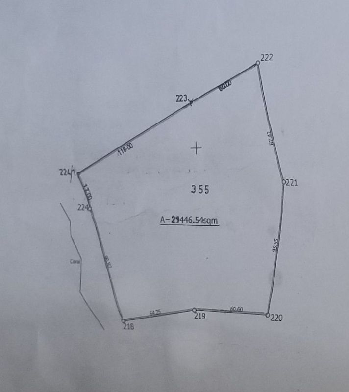 Zanzibar land for sale mangapwani region 21,446 sqm, Mangapwani