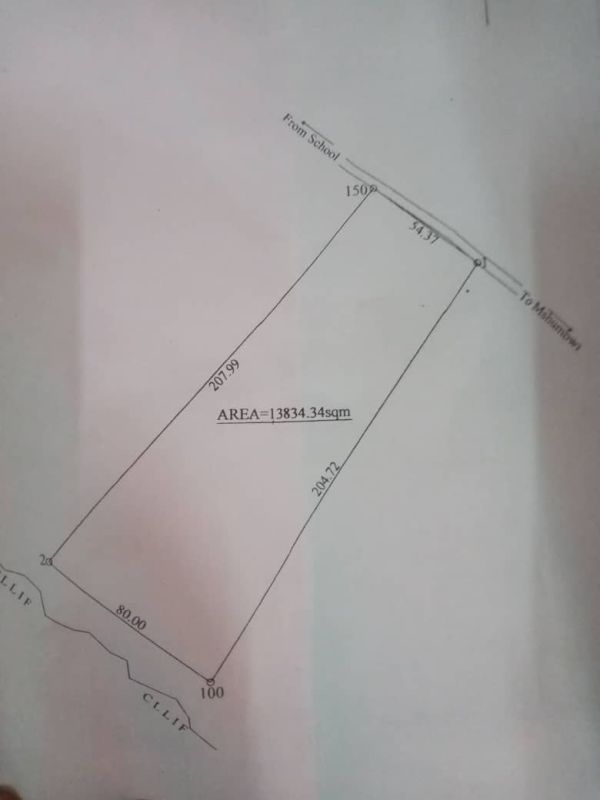Zanzibar beach land for sale kizimkazi region 13,843 sqm, Kizimkazi