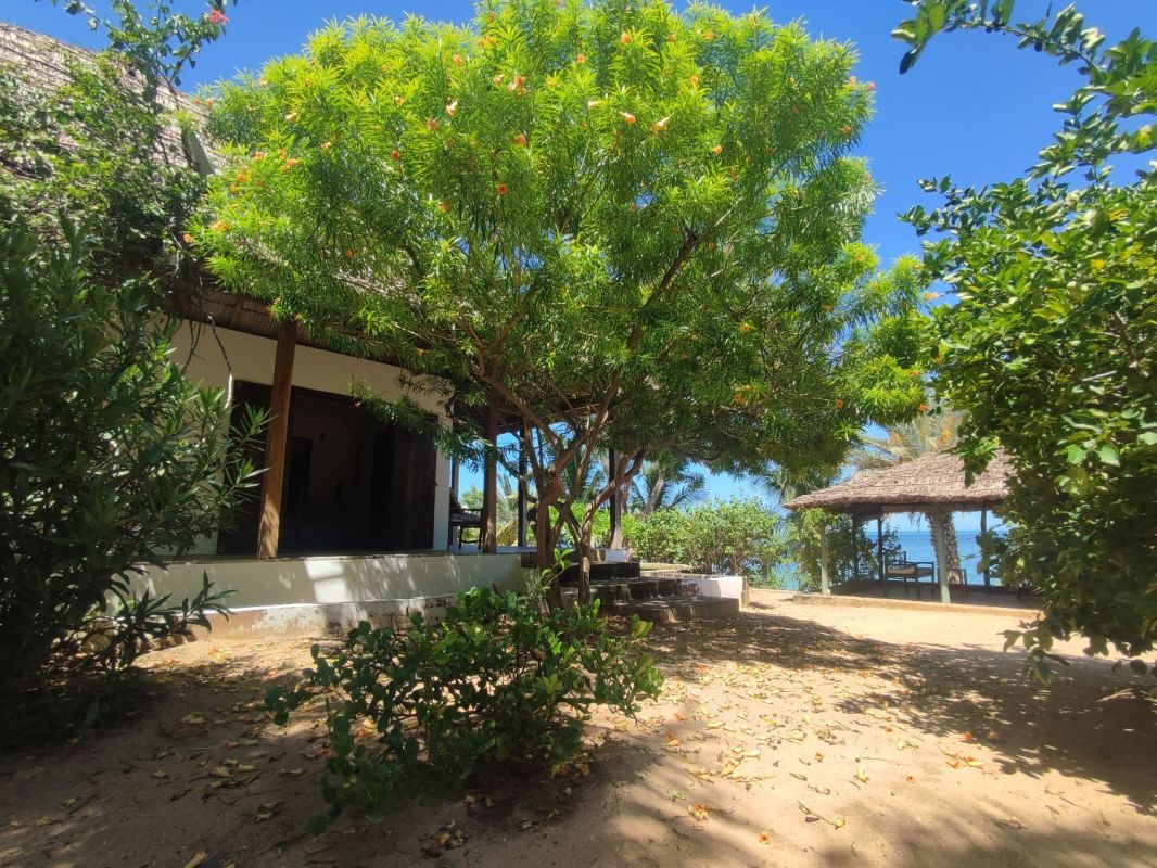 Beautiful beachfront property for sale, direct beach access, mangily