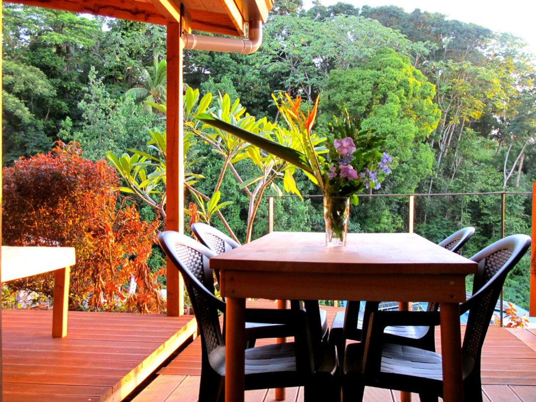 Anuhe bungalow with pacific ocean view in tahiti, Vacation house rental