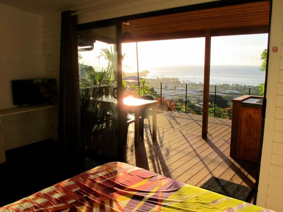 Bungalow Kahaia avec vue panoramique sur l'océan Pacifique à ...
