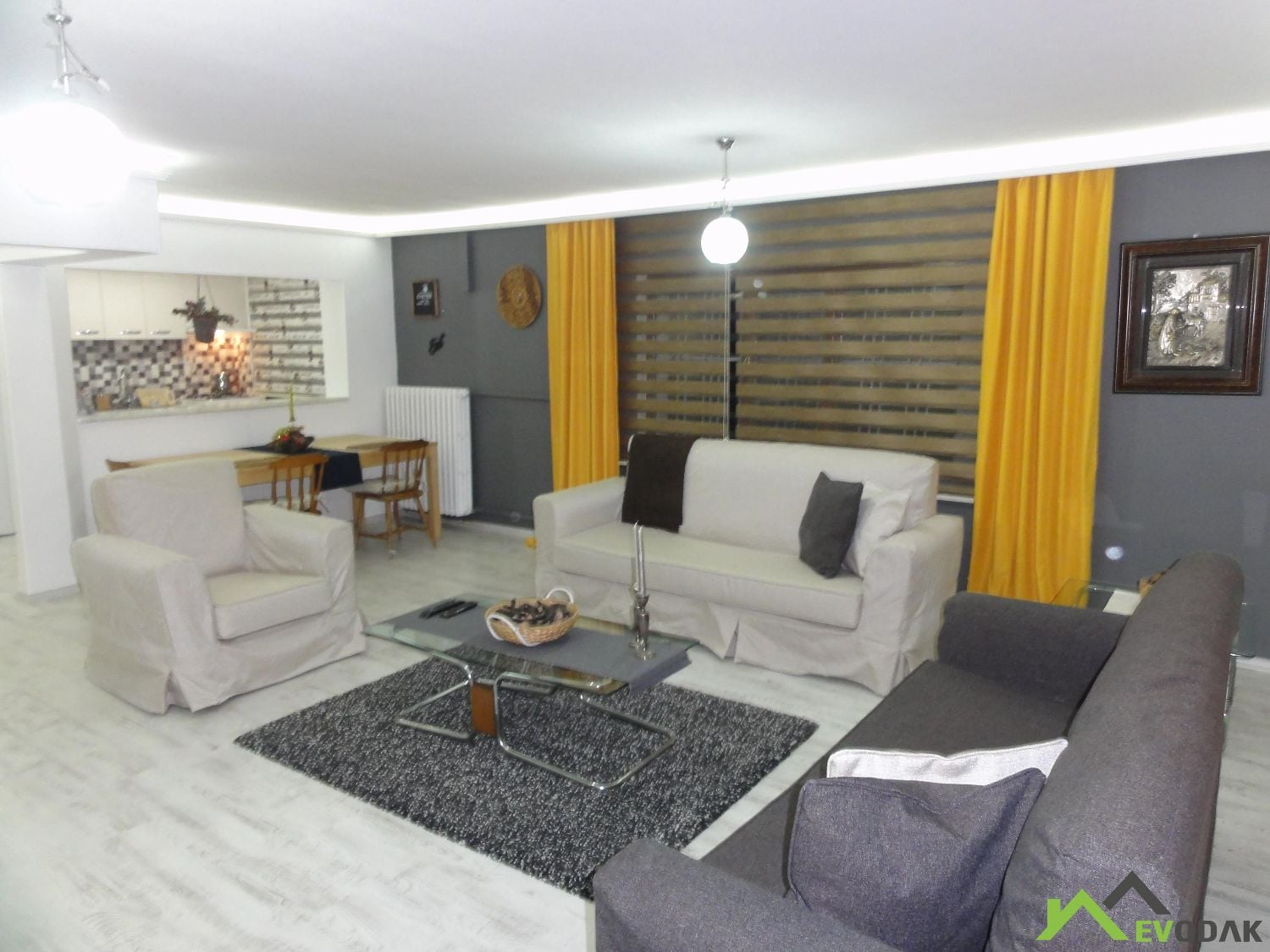 2+1 furnished flat in Ankara, close to hospitals and the center