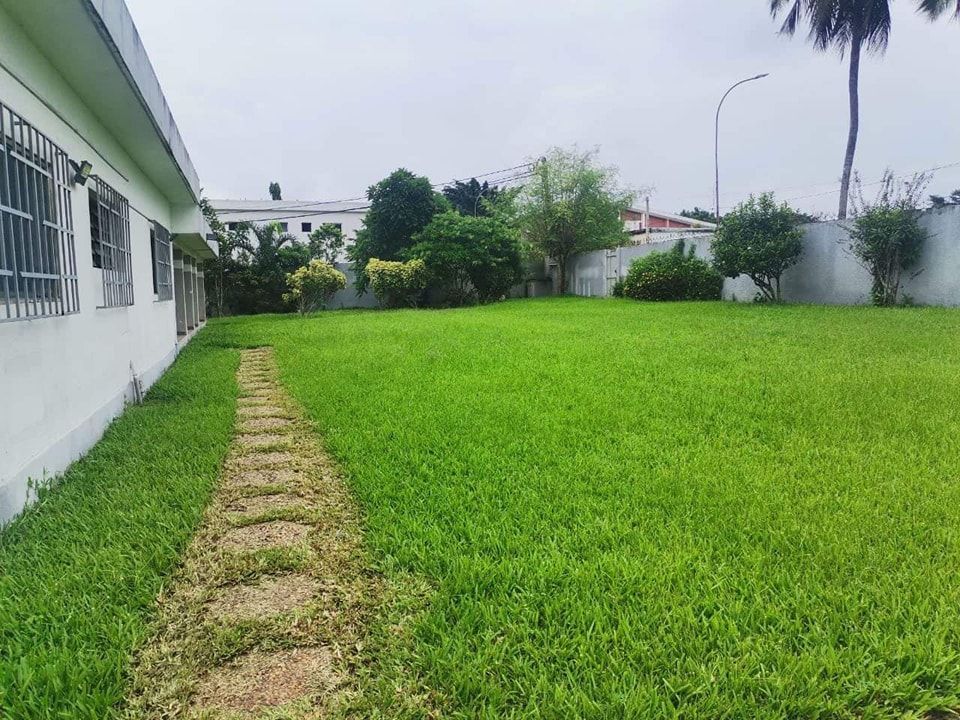 Sale of a low villa 6 rooms in cocody 2 ena trays on 1600m2, House for