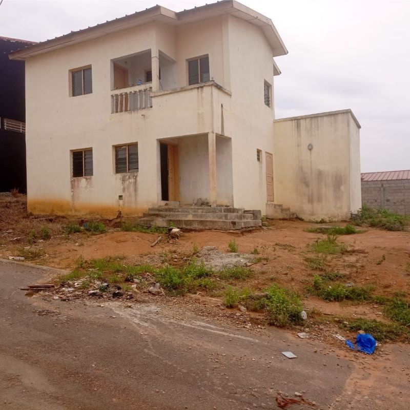 Cocody abatta cite mugefci vente duplex état brut sur 500m2, Maison à