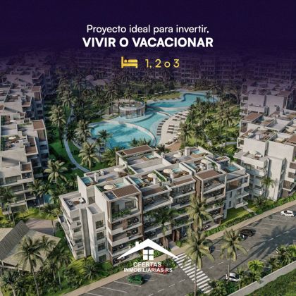 Proyecto Residencial de Apartamentos en Punta Cana 