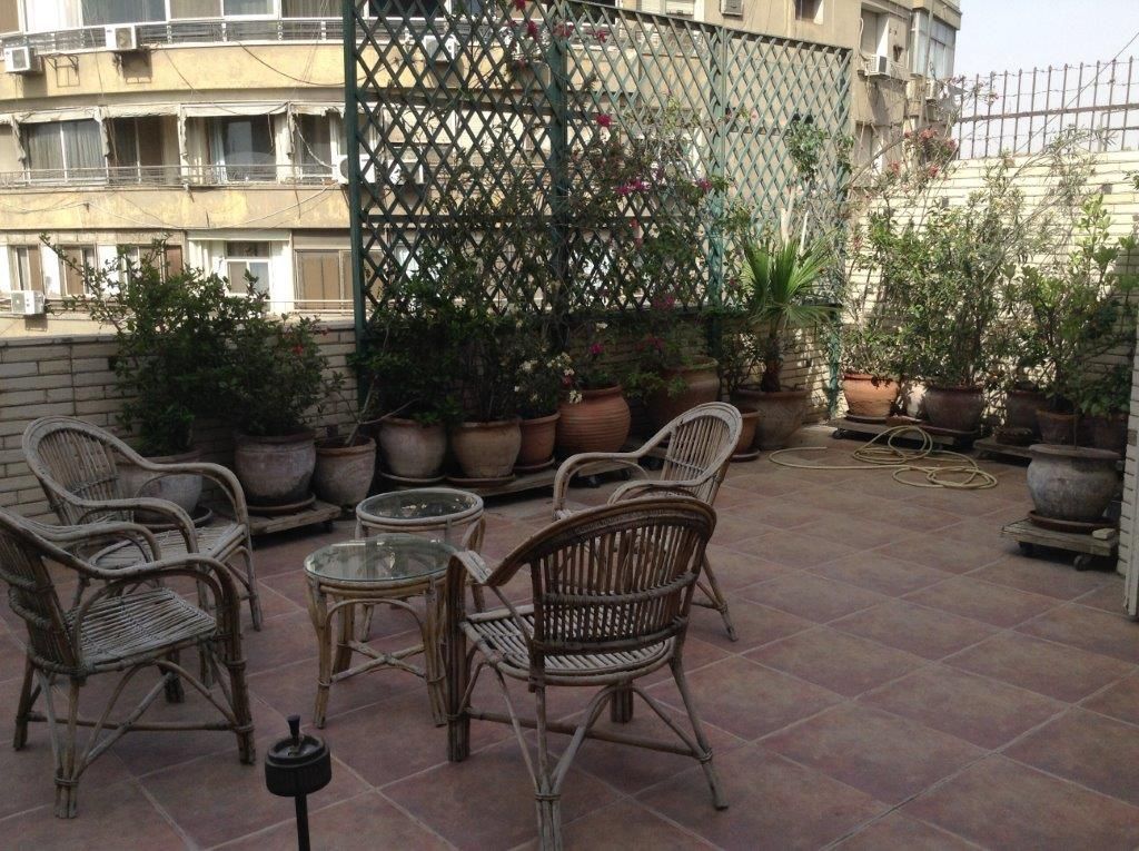 Apartment with terrace in the heart of cairo garden city, Flat for rent
