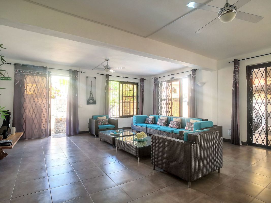 (ref.ma7919) single storey house with swimming pool and garden, House for rent Grand baie