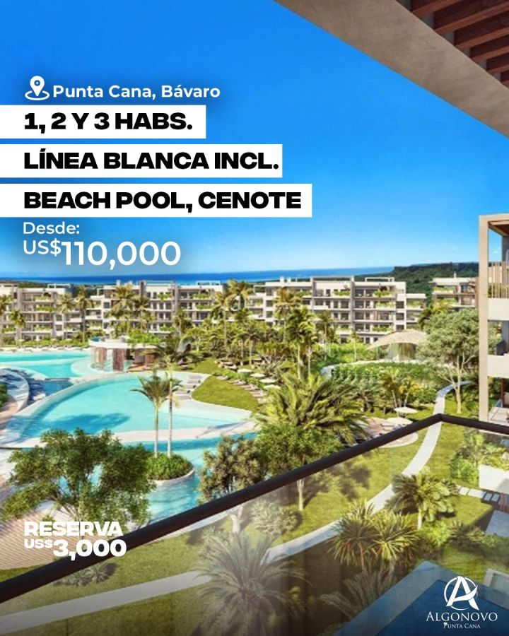 Apartment project for sale with 1, 2 and 3 bedrooms near downtown punta