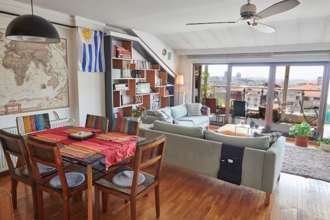 Bohemian Duplex Apartment w Unique View in Sisli