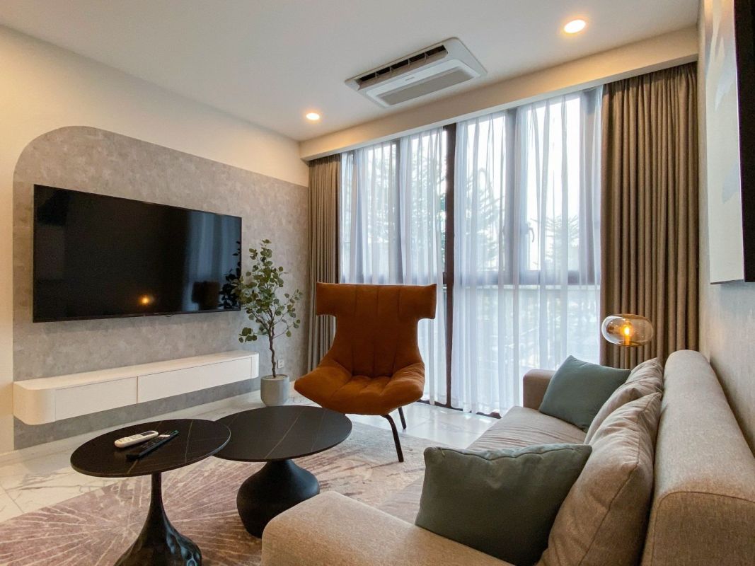 Metropole duplex garden, 3 bedrooms, fully furnished, rent 54 million