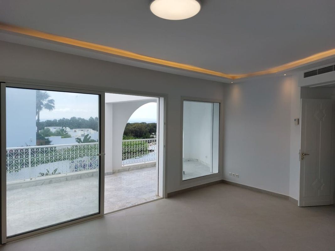 Panoramic sea view villa la marsa golden, Flat for rent Tunisia