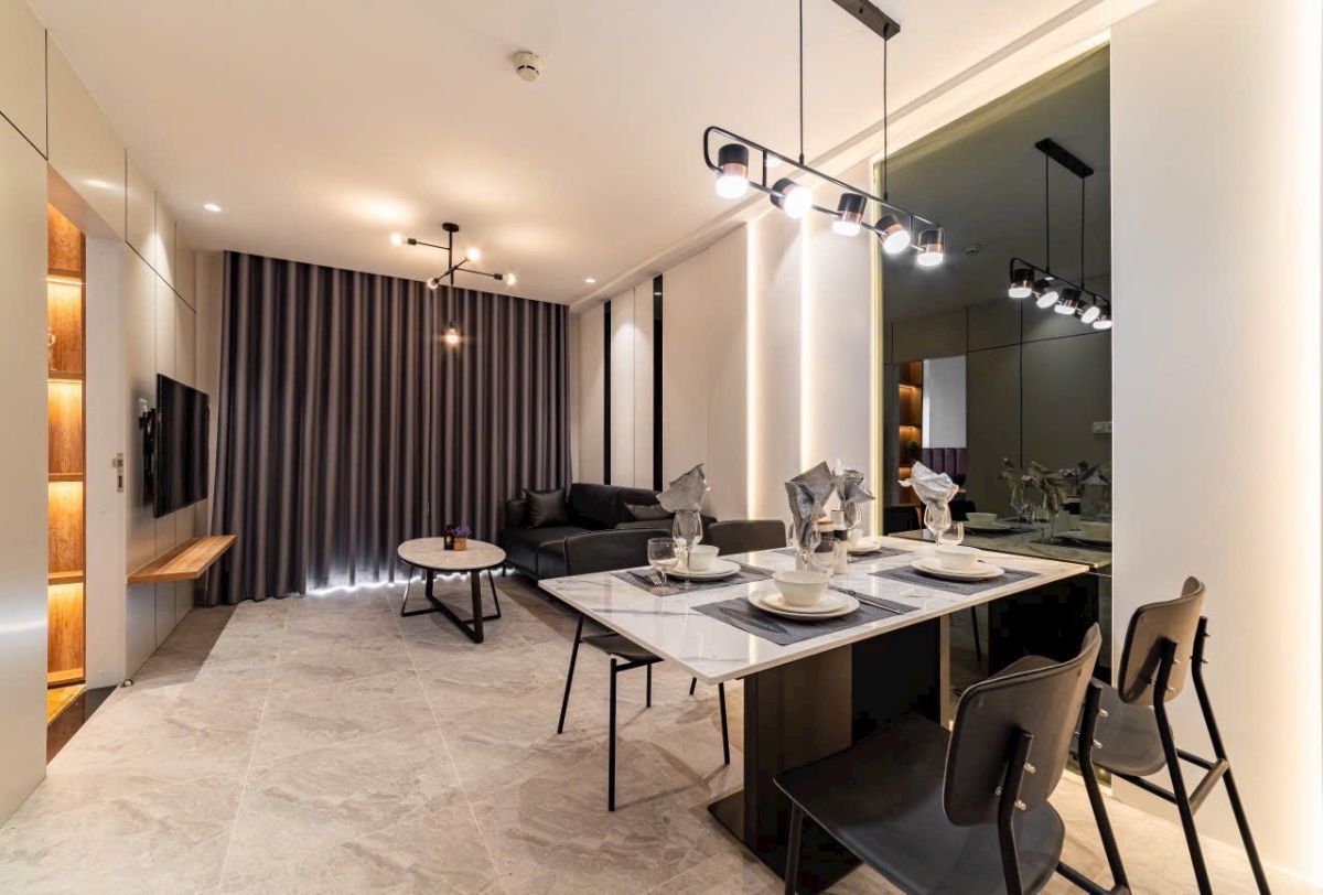 Saigon south residence apartment 2 bedrooms for rent in nha be, Flat