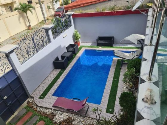 Furnished residence / guest house 4 rooms grand bassam cite Rosier ...