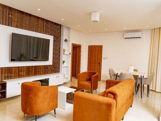 FOR RENT, Furnished 3 room apartment, Fidjrossè beach - Cotonou