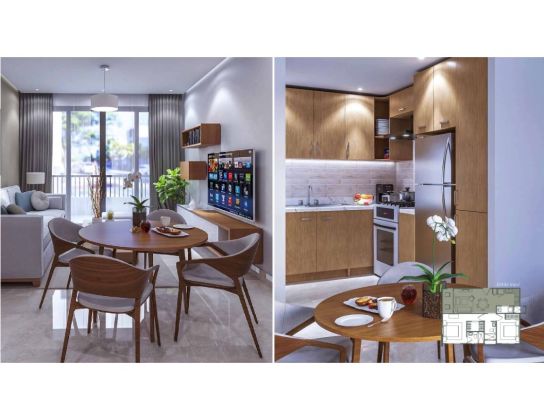 69k 2 bedrooms | Bávaro 