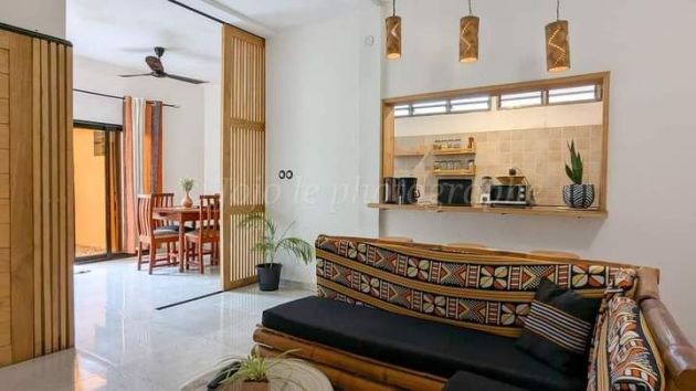 Bel appartement meublé déco Africaine. 