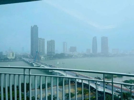 High-class 2-bedroom Azura apartment for rent, high floor, beautiful Han ...