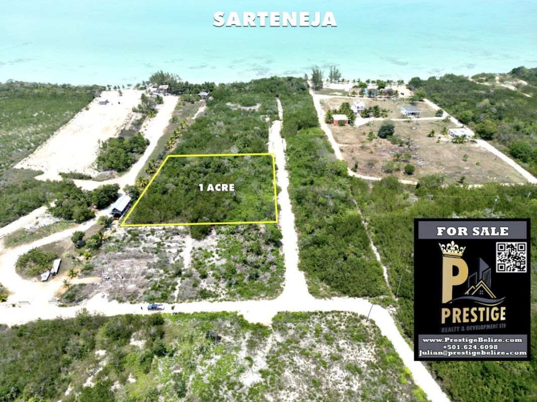 1 acre for sale in los pinos area sarteneja village corozal belize