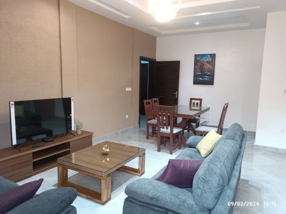 FOR RENT, Furnished 3-room apartment, Agla Gbodjètin- Cotonou 