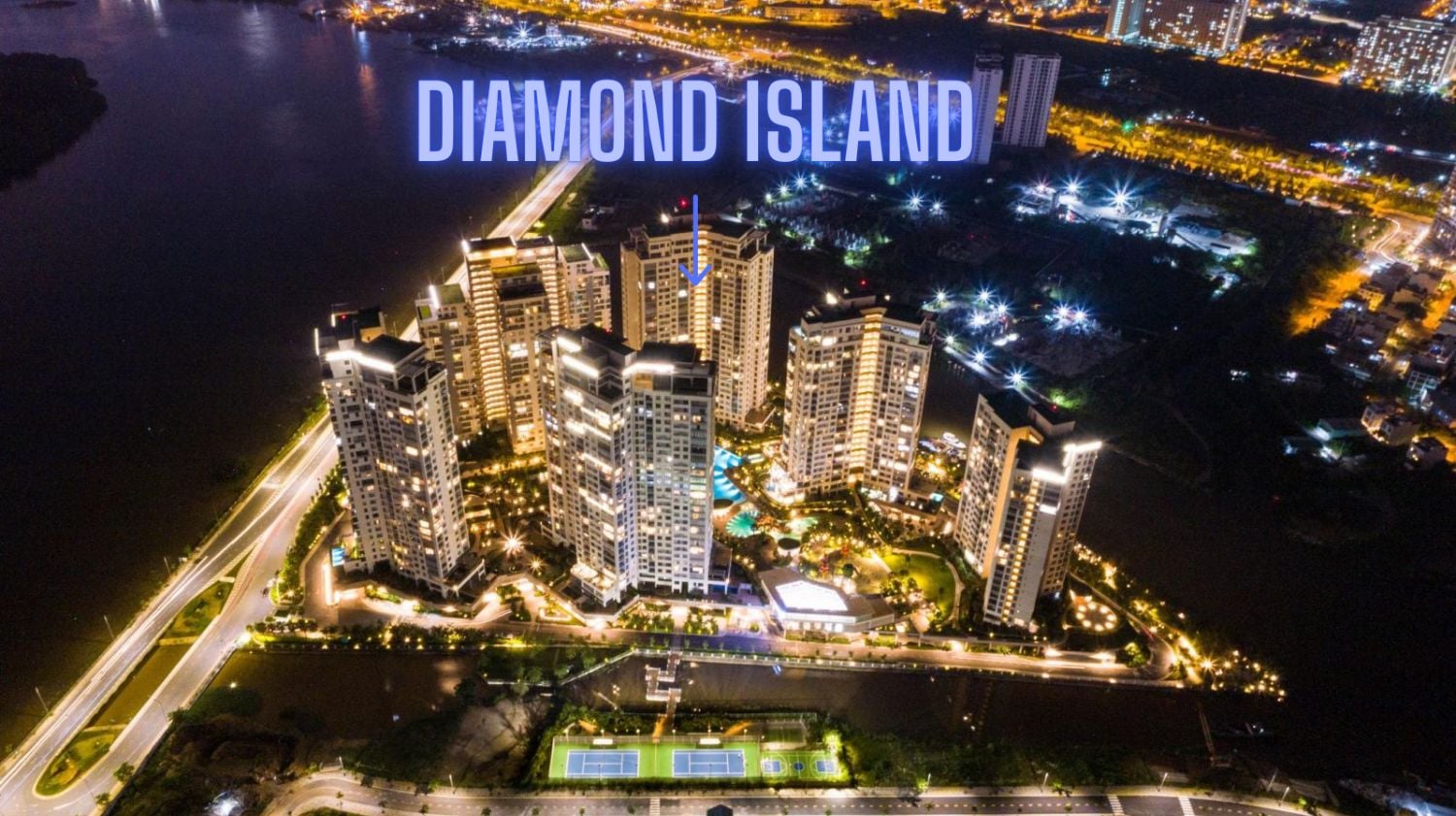  FOR RENT: 2-BEDROOMS APARTMENT - DIAMOND ISLAND, District 2 