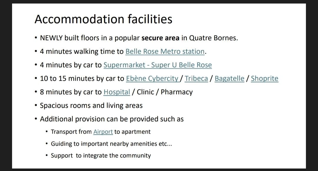 Co-ubicación habitaciones quatre bornes 