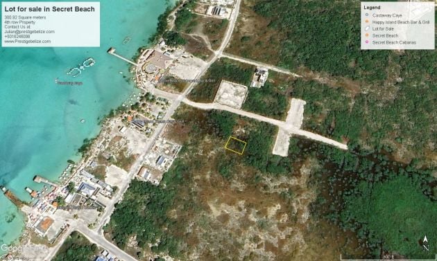 4th Row Lot for sale in Secret beach San Pedro 