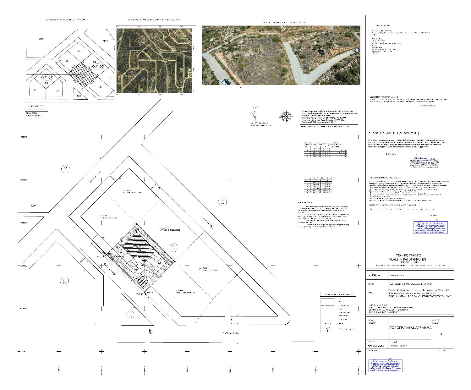 Terrains Ile d'Eubée avec permis de construire.