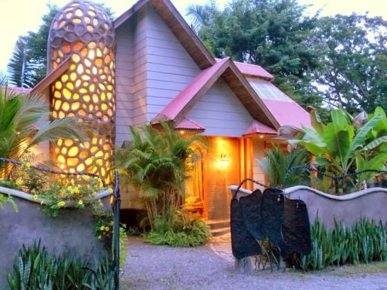 Unique beach house in Malpais with a pool