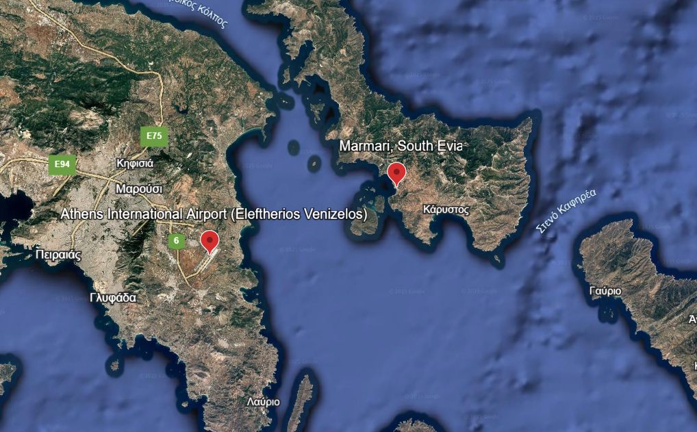 terrain à vendre en Grèce (Marmari South Evia)