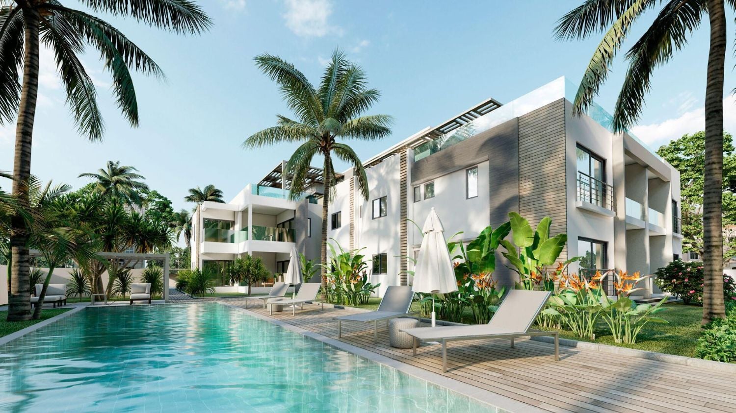PROGETTO DI APPARTAMENTO CON ACCESSO AL MARE E VISTA A TAMARIN – MAURITIUS